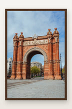 Arco do Triunfo em moldura Imbuia