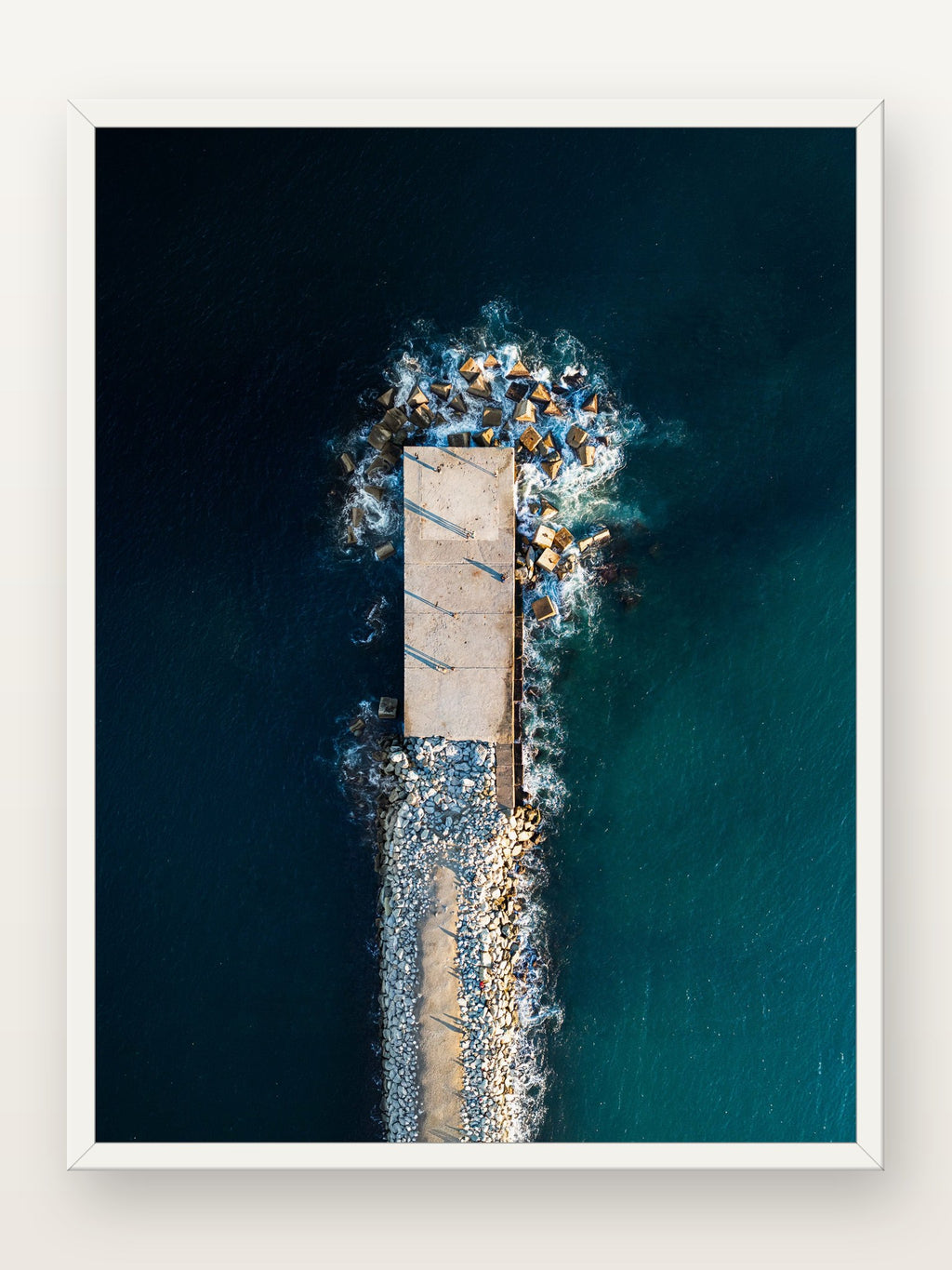 Barceloneta II em moldura branca