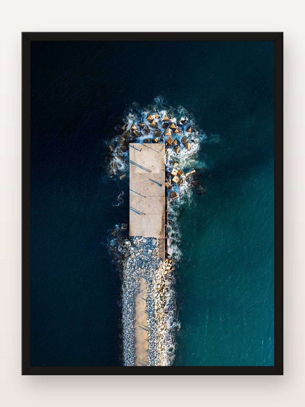 Barceloneta II em moldura preta