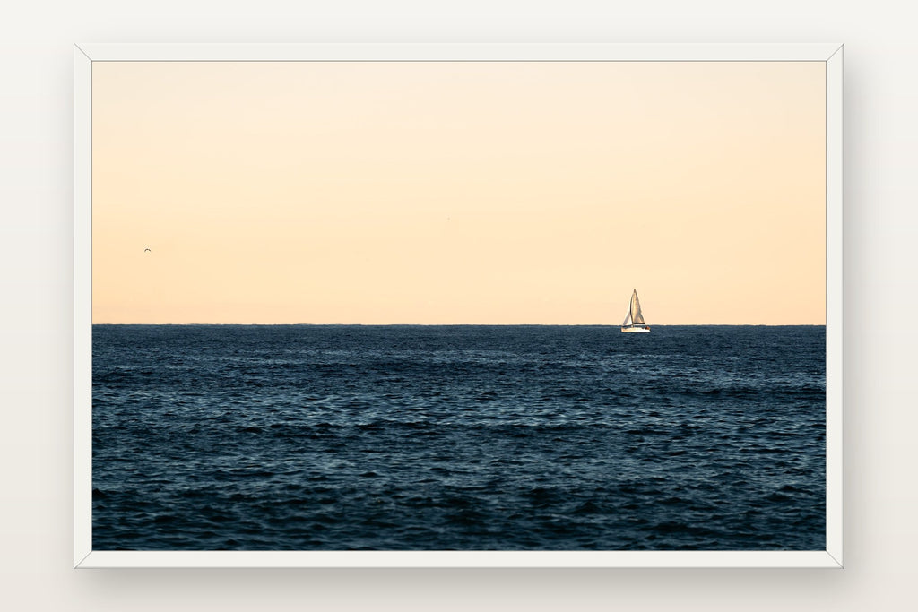 Barceloneta VI em moldura branca