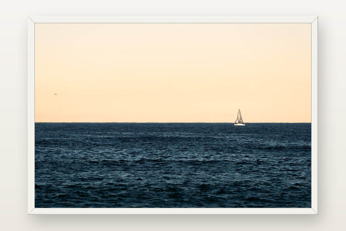 Barceloneta VI em moldura branca