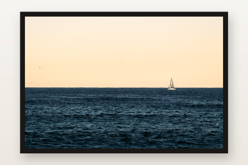 Barceloneta VI em moldura preta