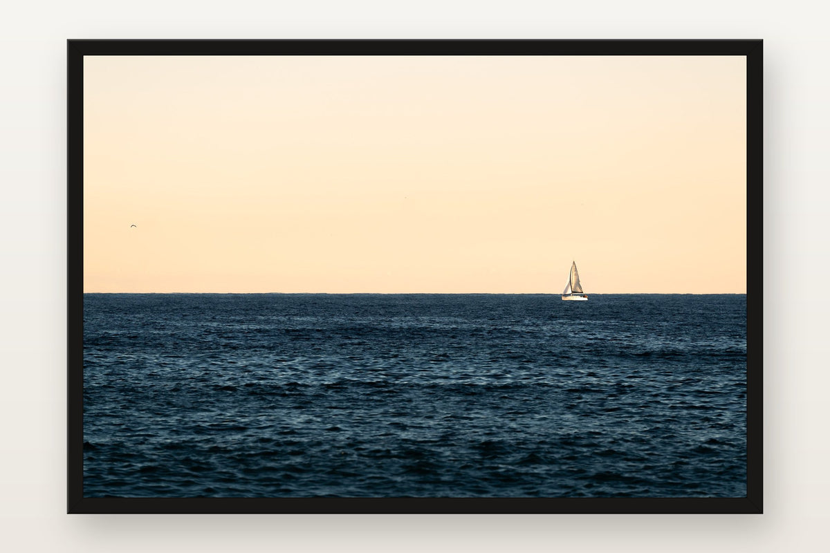 Barceloneta VI em moldura preta