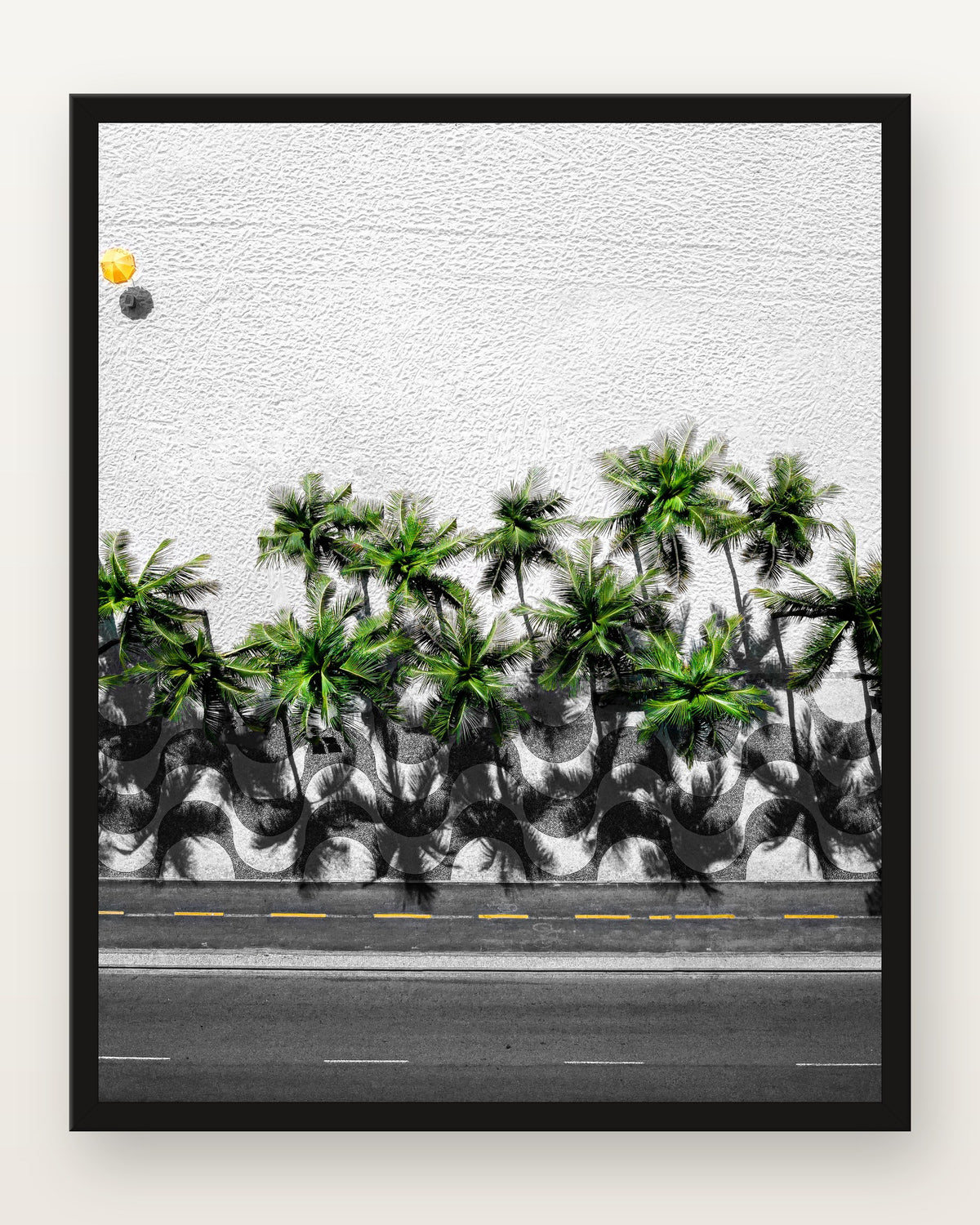 Copacabana I em moldura preta