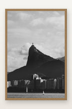 Cristo Redentor III em moldura Freijó