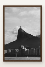 Cristo Redentor III em moldura Imbuia
