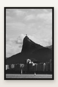 Cristo Redentor III em moldura preta