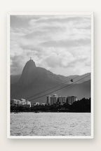Cristo Redentor IV em moldura branca