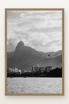 Cristo Redentor IV em moldura Freijó