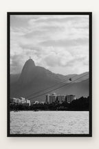 Cristo Redentor IV em moldura preta