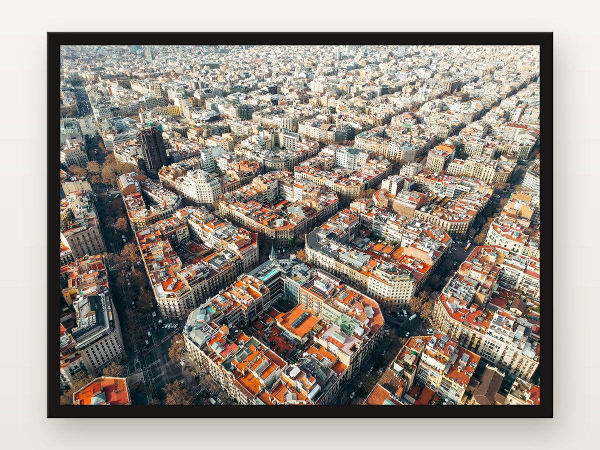 Eixample I em moldura preta