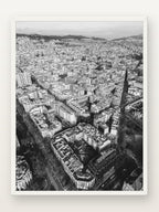 Eixample II em moldura branca