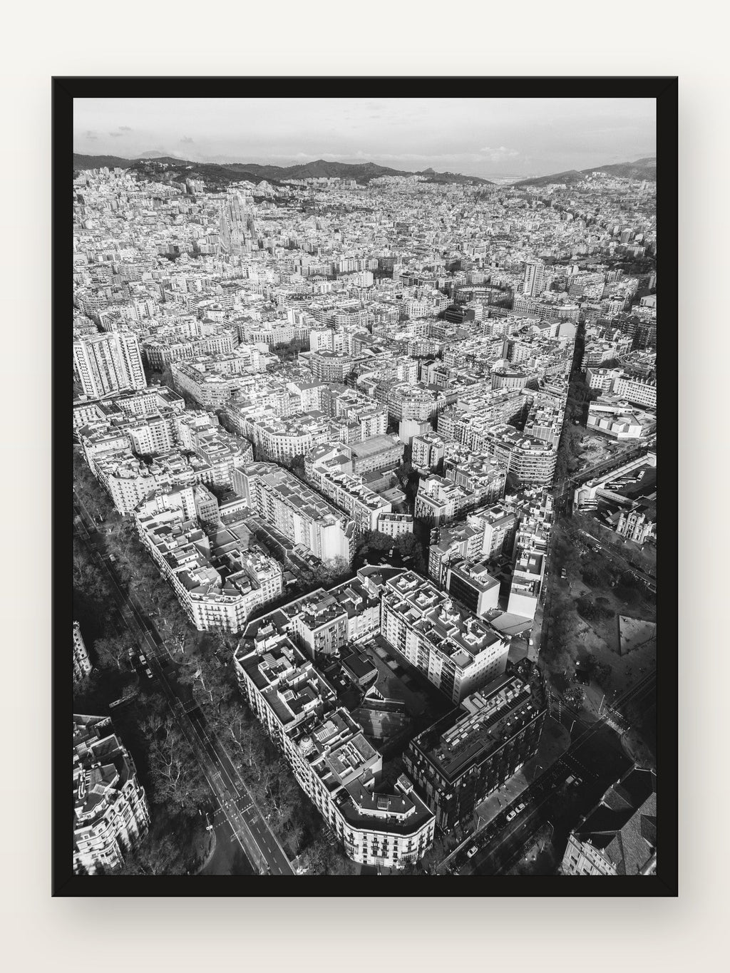 Eixample II em moldura preta