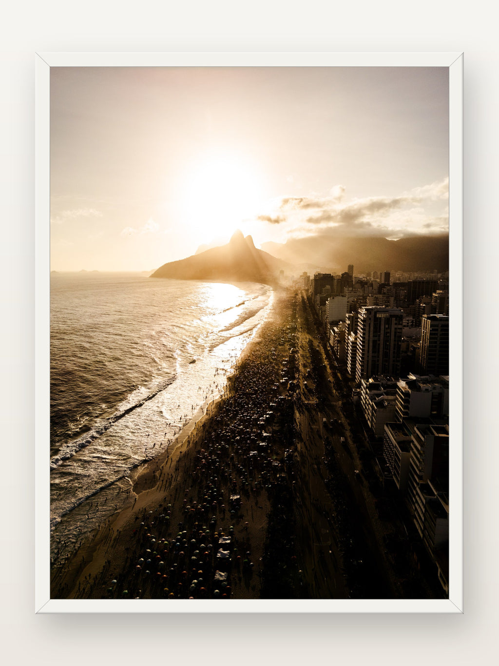 Ipanema I em moldura branca