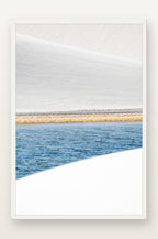 Lençóis Maranhenses II em moldura branca