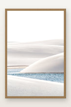 Lençóis Maranhenses III em moldura Freijó