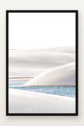 Lençóis Maranhenses III em moldura preta