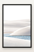 Lençóis Maranhenses III em moldura preta