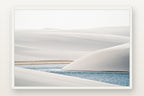Lençóis Maranhenses IV em moldura branca