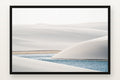Lençóis Maranhenses IV em moldura preta