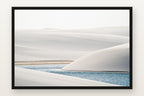 Lençóis Maranhenses IV em moldura preta