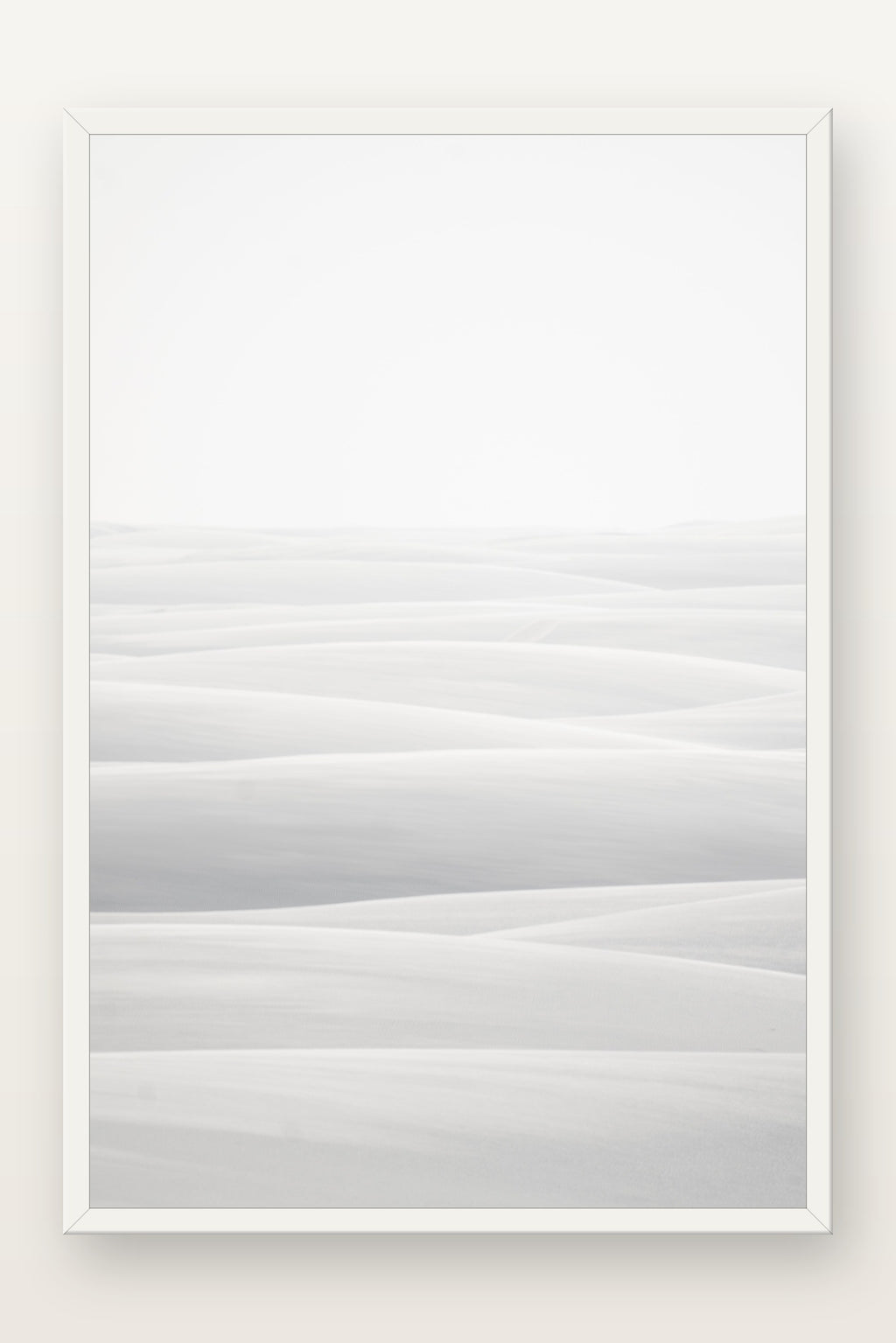 Lençóis Maranhenses V em moldura branca