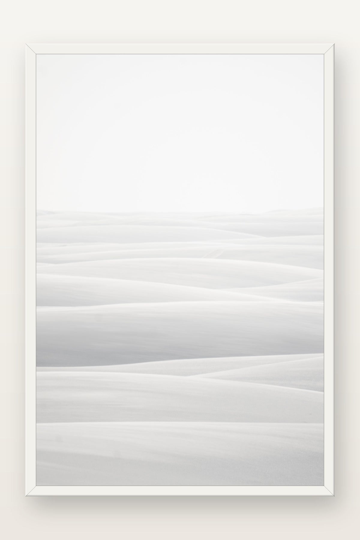 Lençóis Maranhenses V em moldura branca