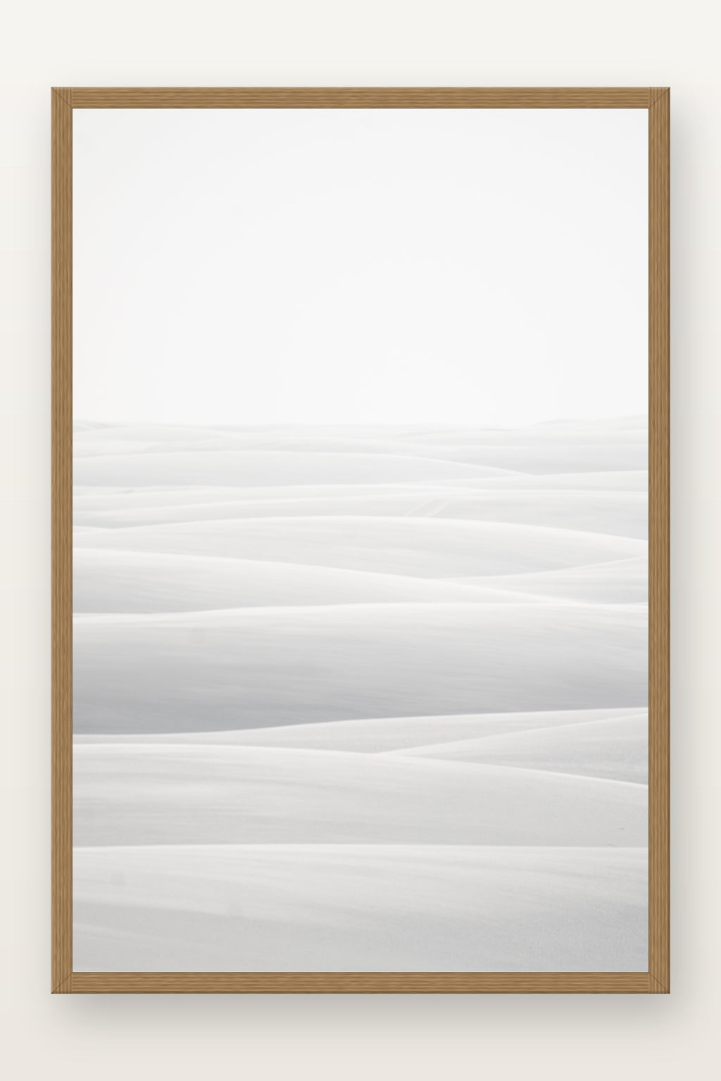 Lençóis Maranhenses V em moldura Freijó