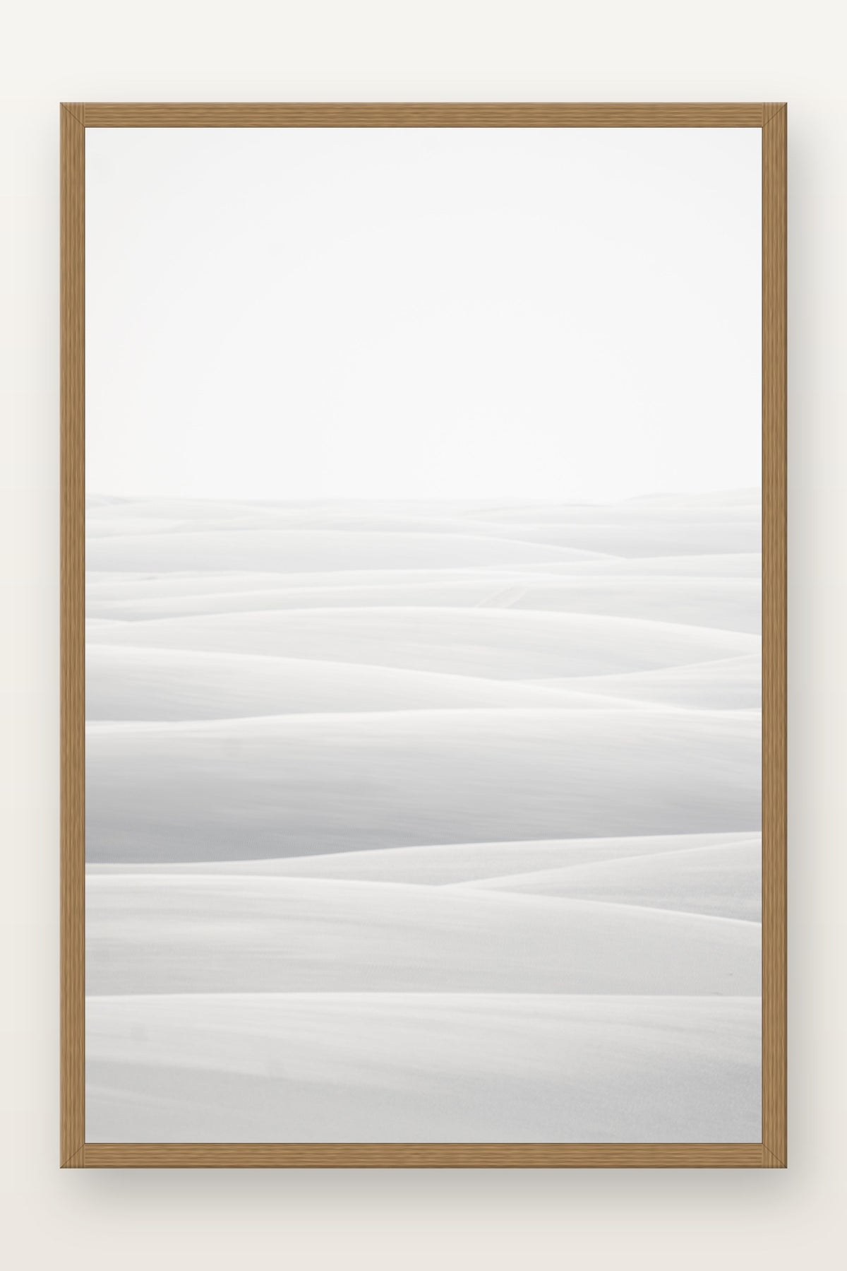 Lençóis Maranhenses V em moldura Freijó