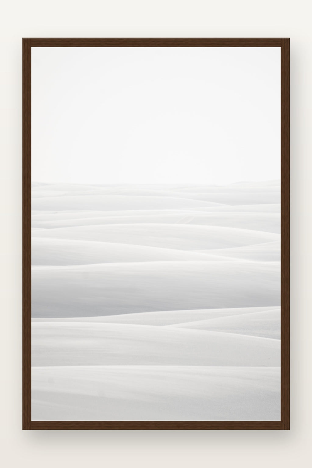 Lençóis Maranhenses V em moldura Imbuia