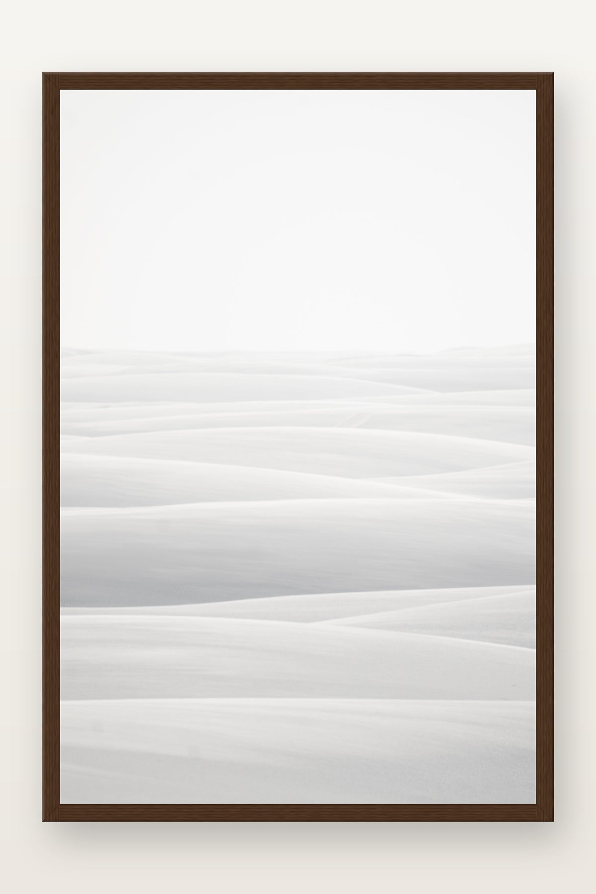 Lençóis Maranhenses V em moldura Imbuia