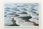 Lençóis Maranhenses VI em moldura branca