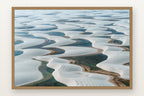Lençóis Maranhenses VI em moldura Freijó