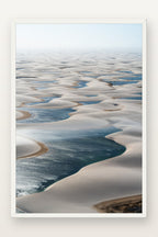 Lençóis Maranhenses VII em moldura branca