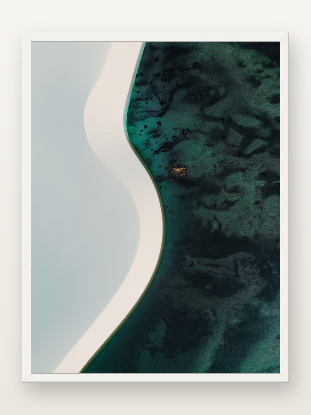 Lençóis Maranhenses VIII em moldura branca