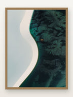 Lençóis Maranhenses VIII em moldura Freijó