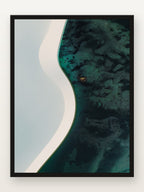 Lençóis Maranhenses VIII em moldura preta