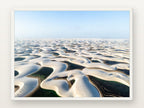 Lençóis Maranhenses XIII em moldura branca