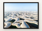 Lençóis Maranhenses XIII em moldura preta