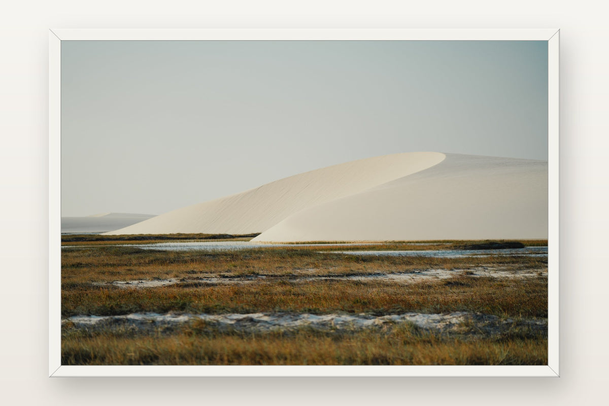 Lençóis Maranhenses XIV em moldura branca