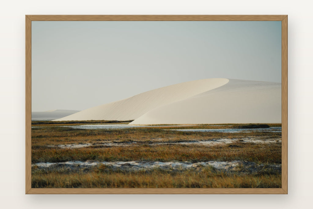 Lençóis Maranhenses XIV em moldura Freijó