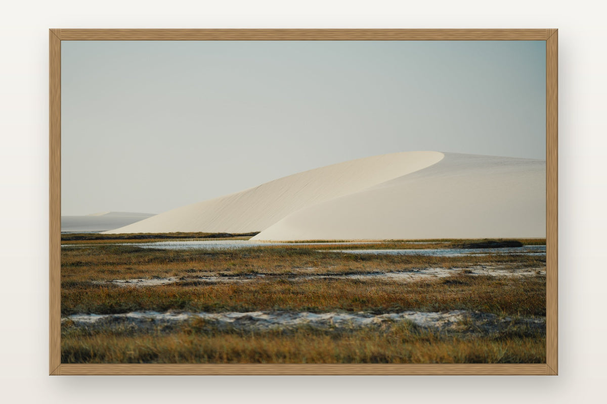 Lençóis Maranhenses XIV em moldura Freijó