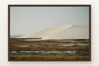 Lençóis Maranhenses XIV em moldura Imbuia