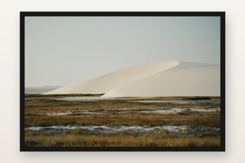 Lençóis Maranhenses XIV em moldura preta