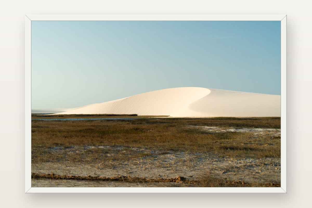 Lençóis Maranhenses XV em moldura branca