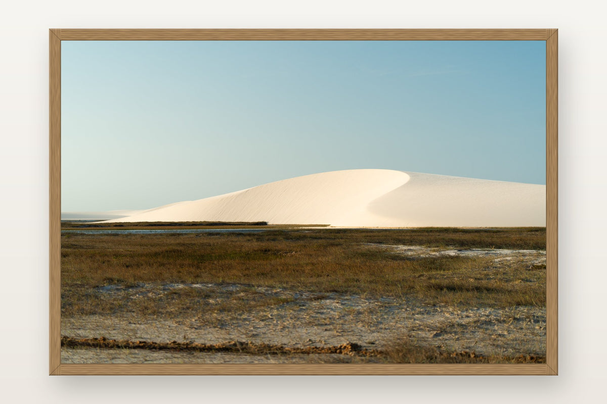 Lençóis Maranhenses XV em moldura Freijó