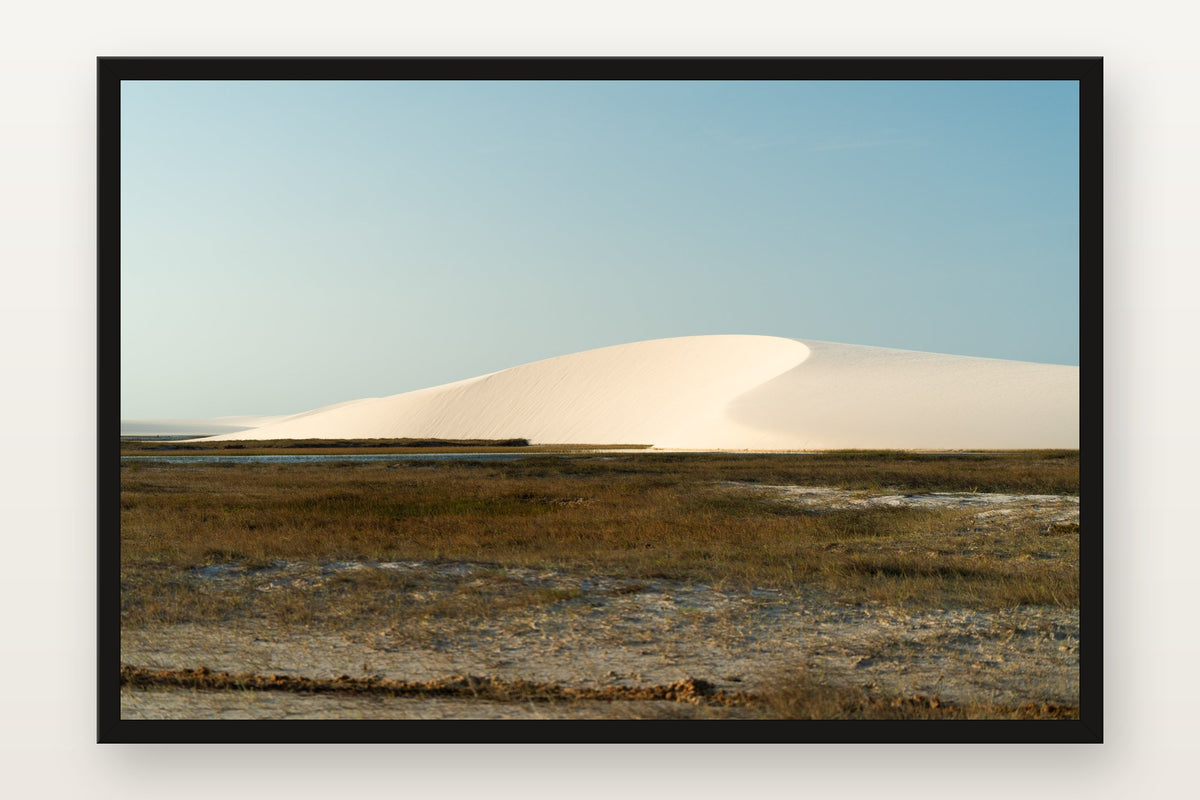 Lençóis Maranhenses XV em moldura preta