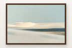 Lençóis Maranhenses XVI em moldura Imbuia