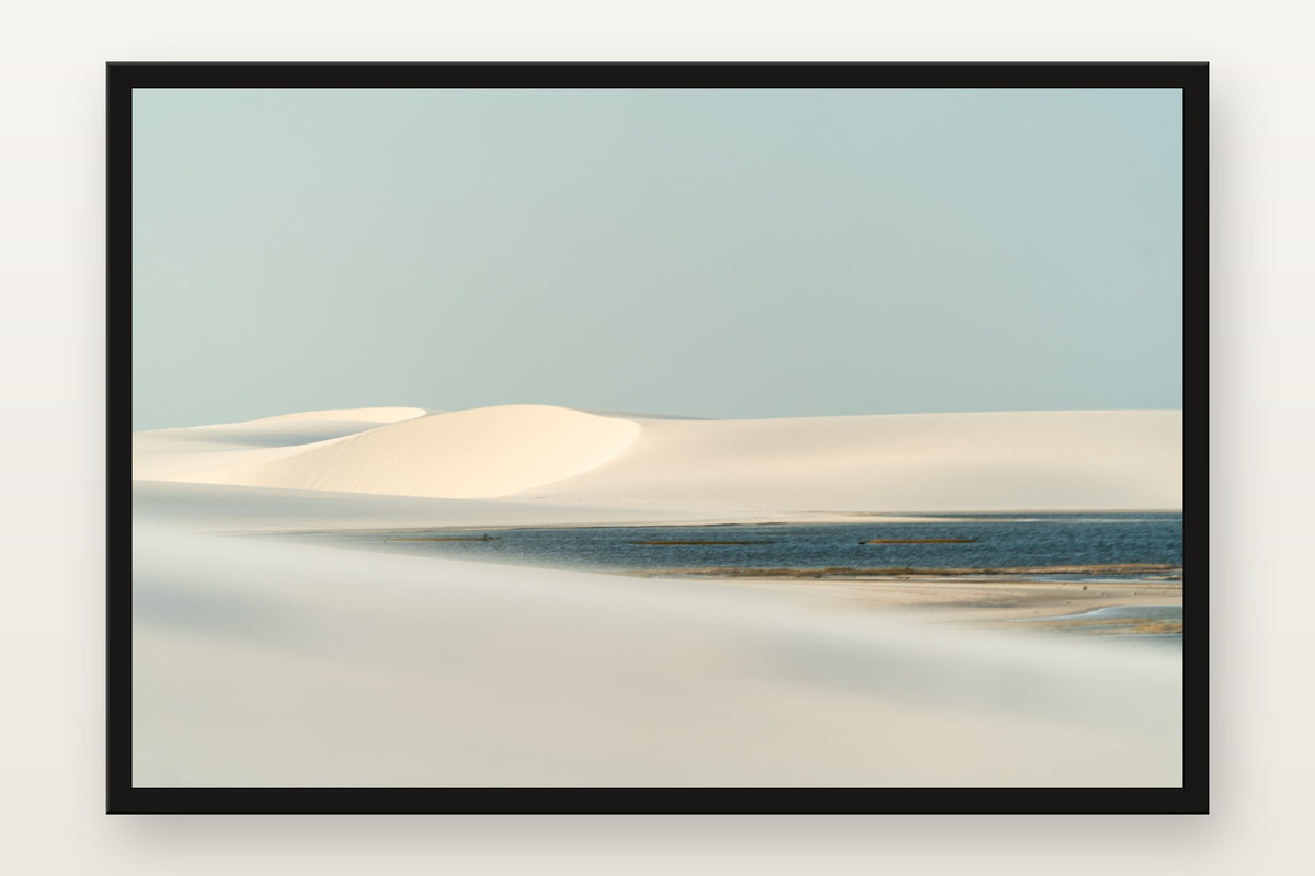Lençóis Maranhenses XVI em moldura preta