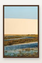 Lençóis Maranhenses XVII em moldura Imbuia